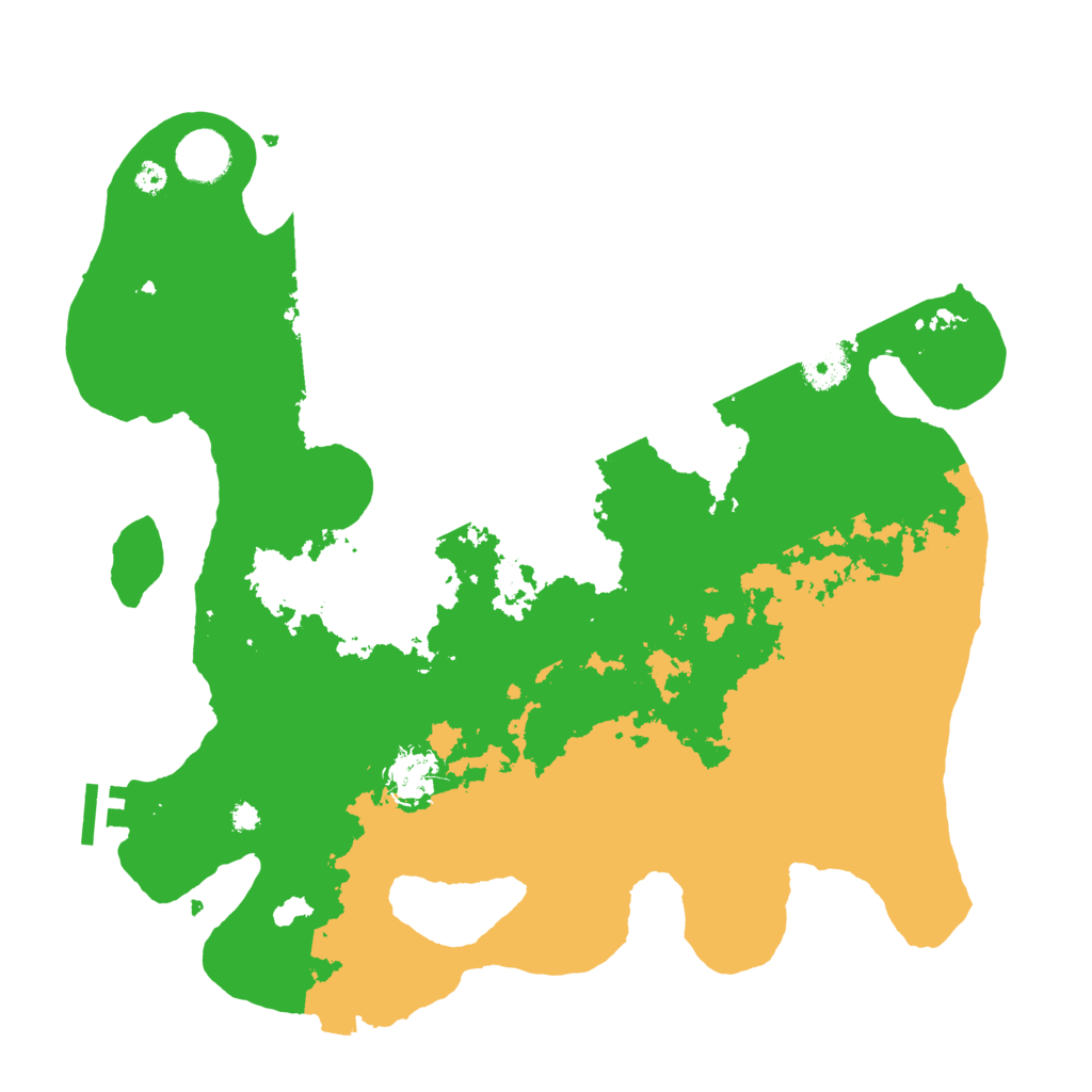 Biome Rust Map: Procedural Map, Size: 3600, Seed: 46114476