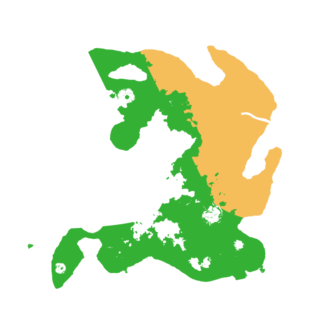 Biome Rust Map: Procedural Map, Size: 3000, Seed: 28876