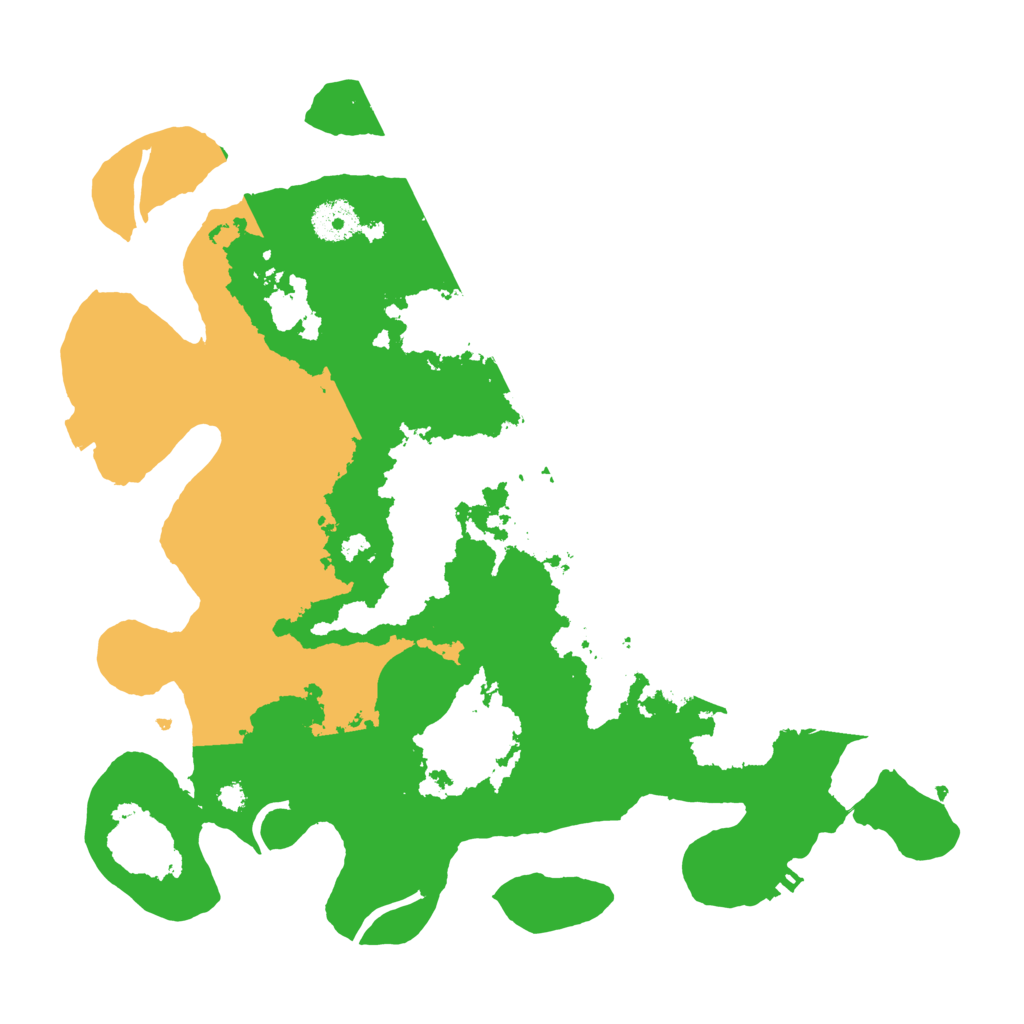 Biome Rust Map: Procedural Map, Size: 3500, Seed: 221857365