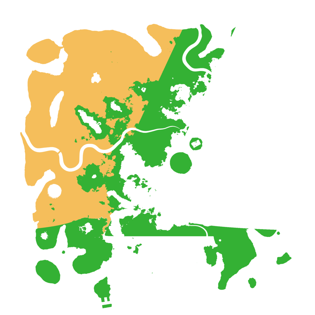 Biome Rust Map: Procedural Map, Size: 4000, Seed: 8249376
