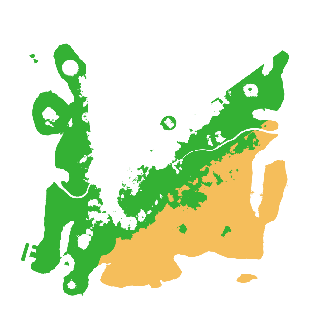 Biome Rust Map: Procedural Map, Size: 3500, Seed: 3648795