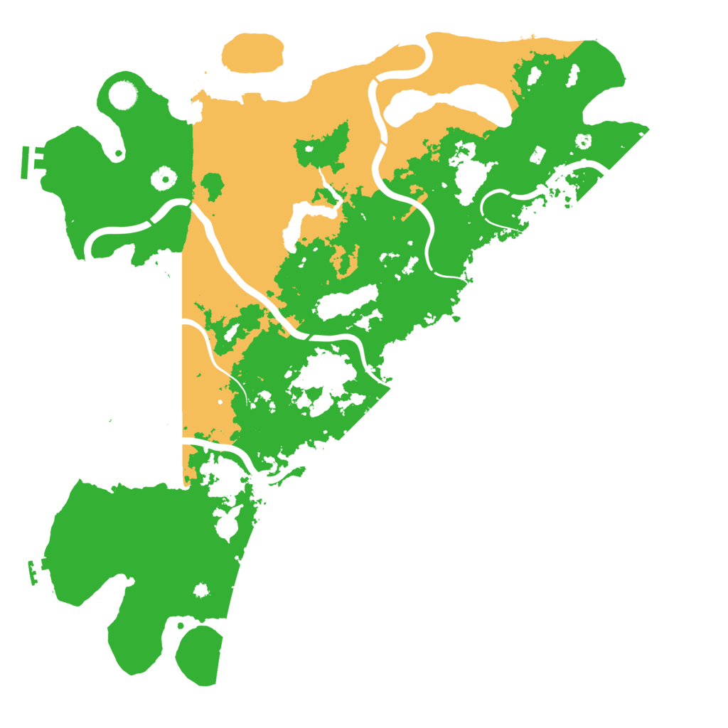 Biome Rust Map: Procedural Map, Size: 4500, Seed: 1062207264