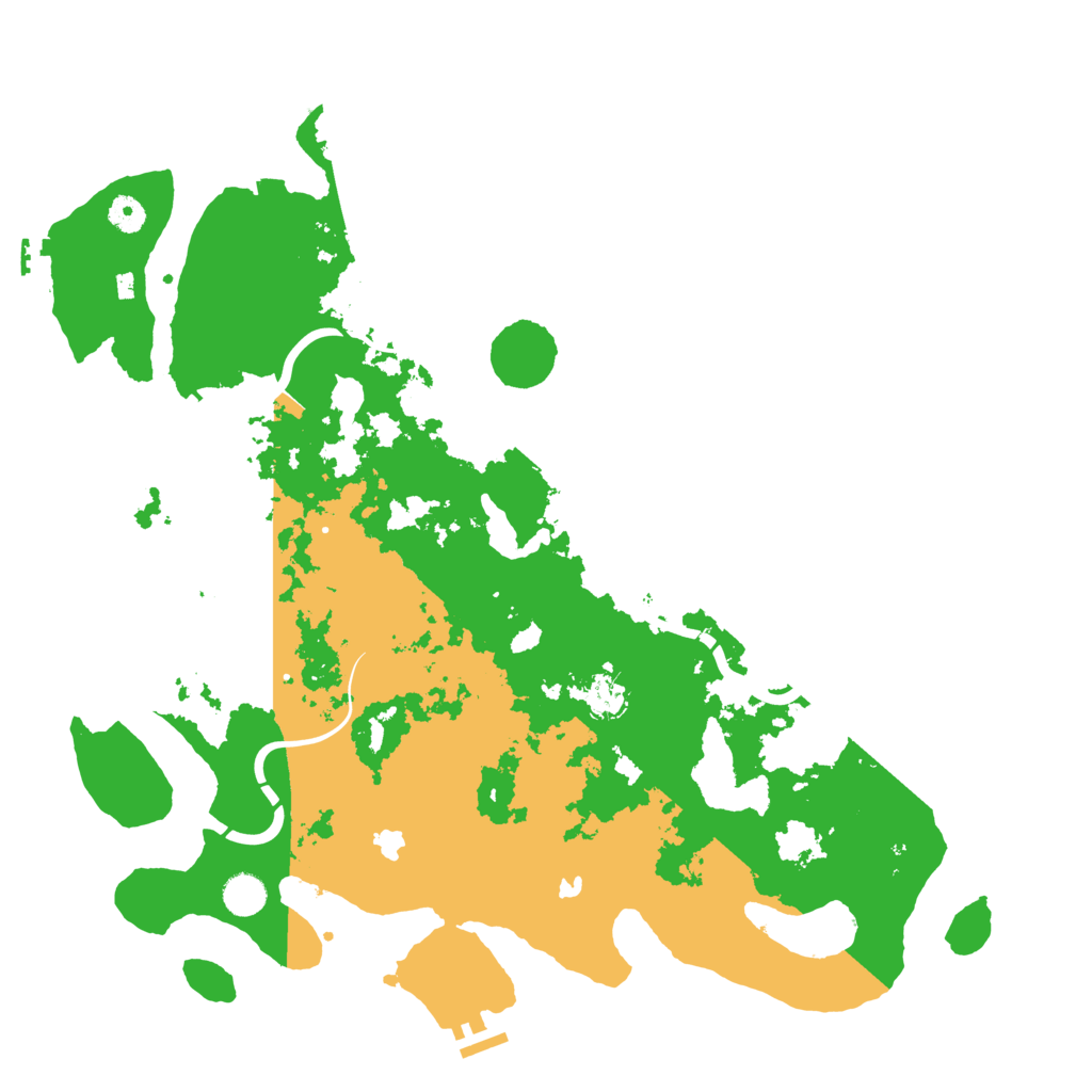 Biome Rust Map: Procedural Map, Size: 4500, Seed: 1741552549