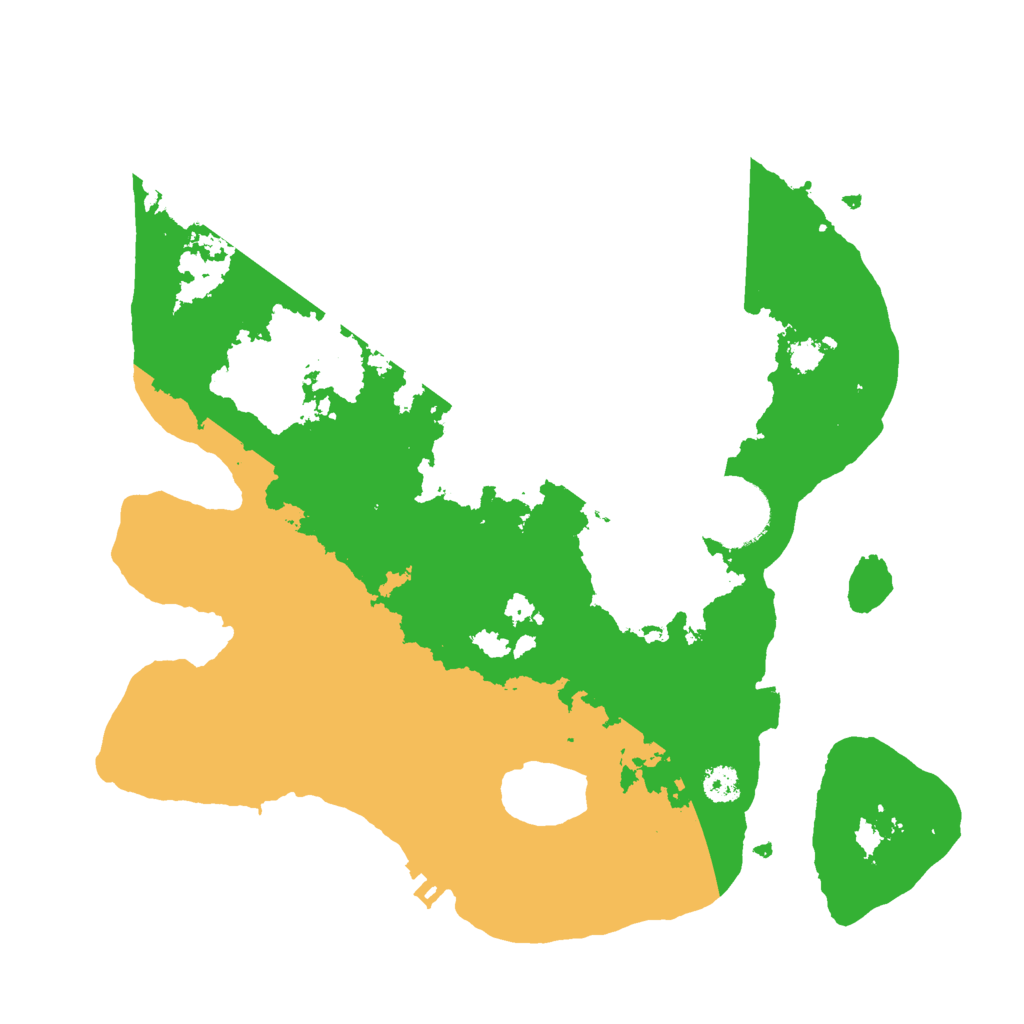 Biome Rust Map: Procedural Map, Size: 2850, Seed: 349099485