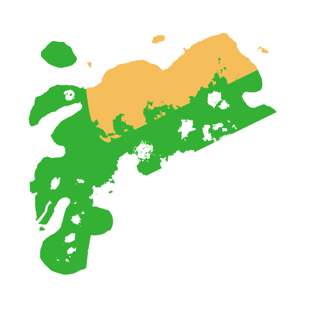 Biome Rust Map: Procedural Map, Size: 3000, Seed: 25406