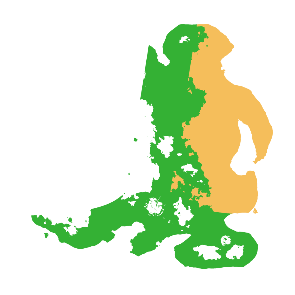 Biome Rust Map: Procedural Map, Size: 3000, Seed: 46656267