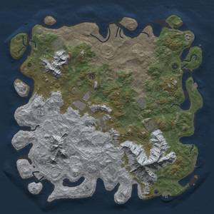 Thumbnail Rust Map: Procedural Map, Size: 5100, Seed: 865879489, 19 Monuments