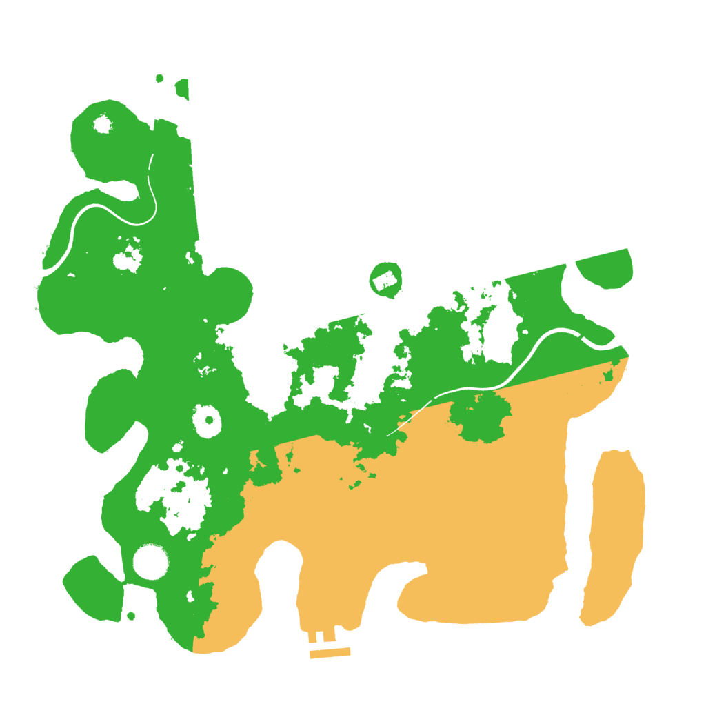 Biome Rust Map: Procedural Map, Size: 3505, Seed: 1