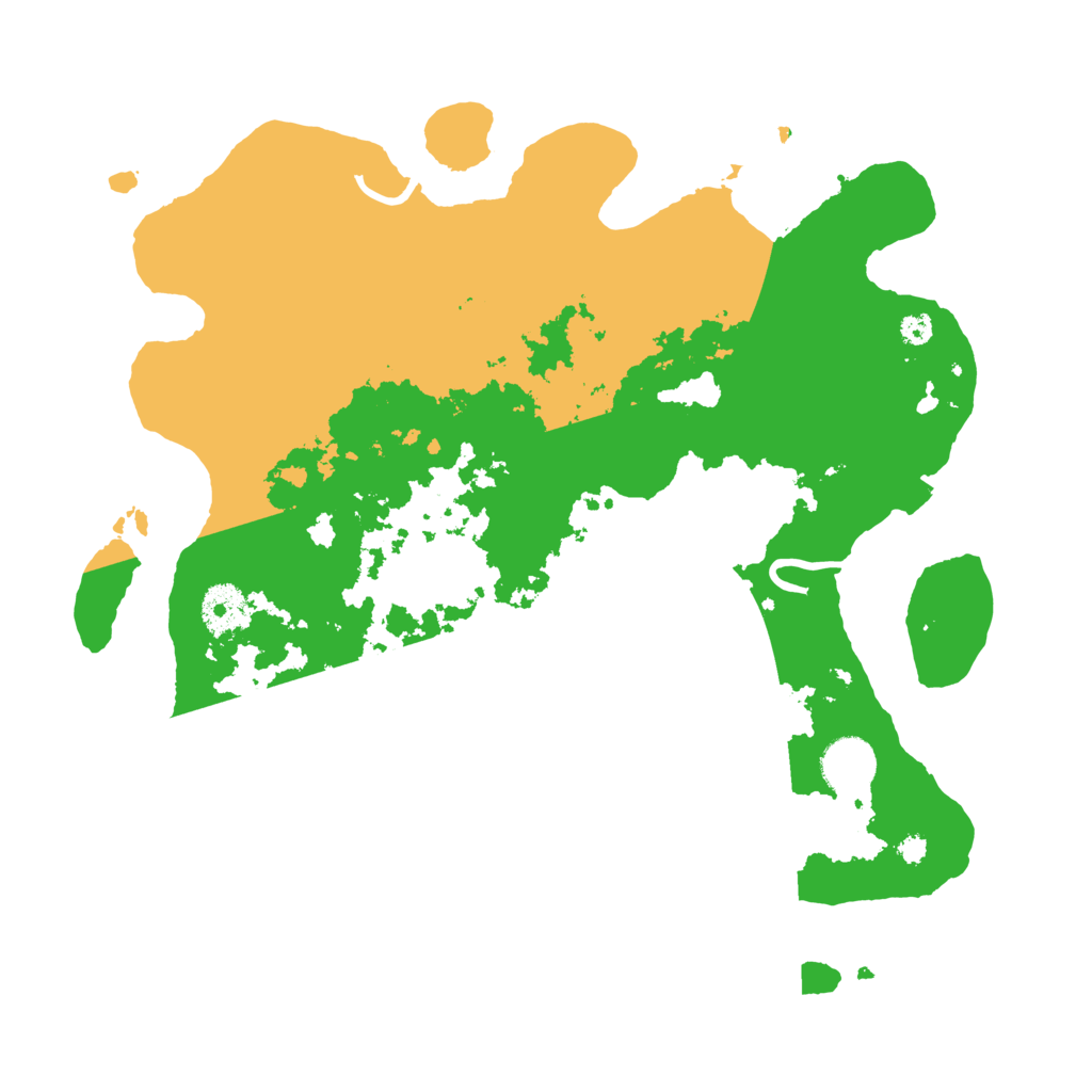 Biome Rust Map: Procedural Map, Size: 3500, Seed: 159546690