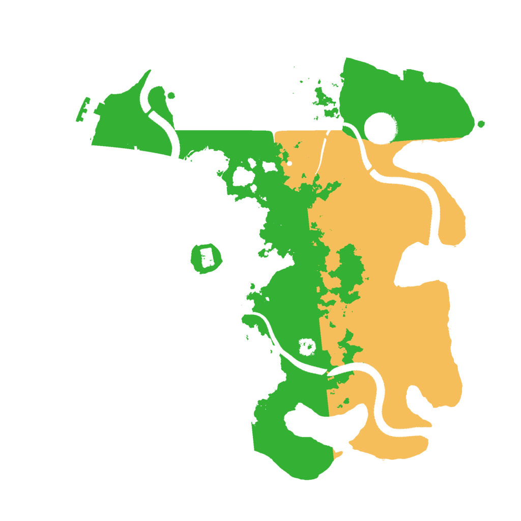 Biome Rust Map: Procedural Map, Size: 3000, Seed: 904009212