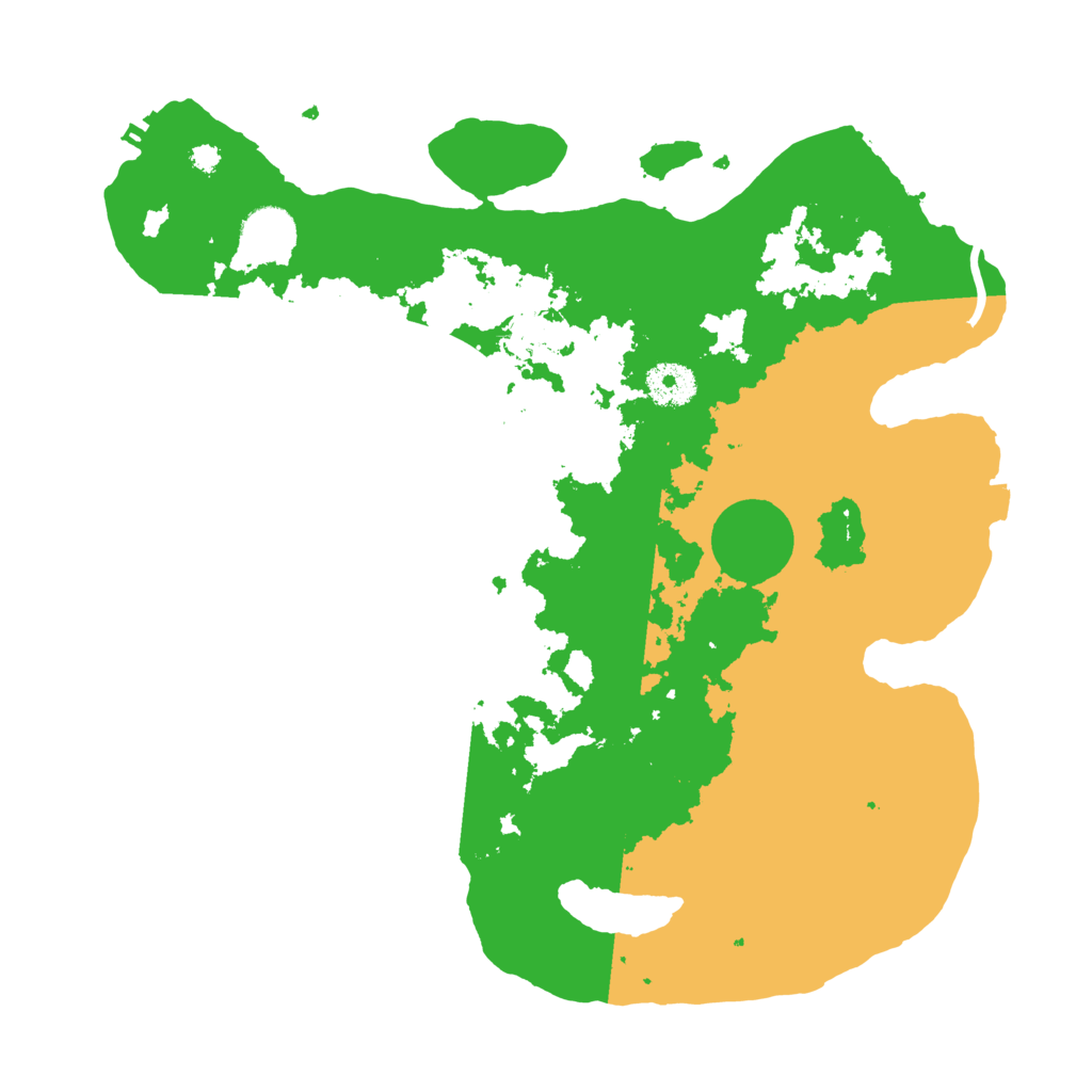 Biome Rust Map: Procedural Map, Size: 3500, Seed: 651878136