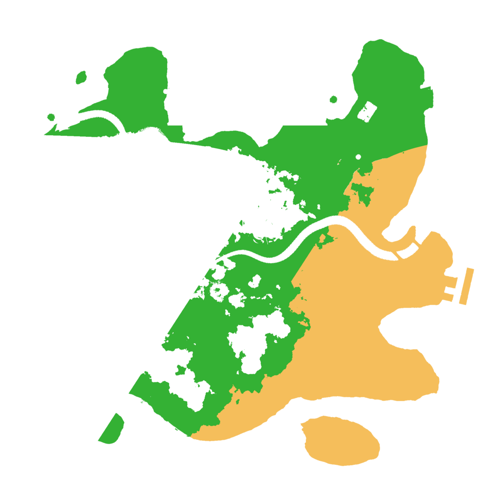 Biome Rust Map: Procedural Map, Size: 2750, Seed: 100816564