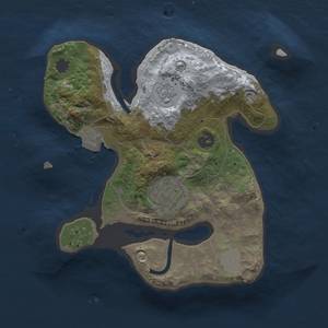 Thumbnail Rust Map: Procedural Map, Size: 2000, Seed: 1696803050, 5 Monuments