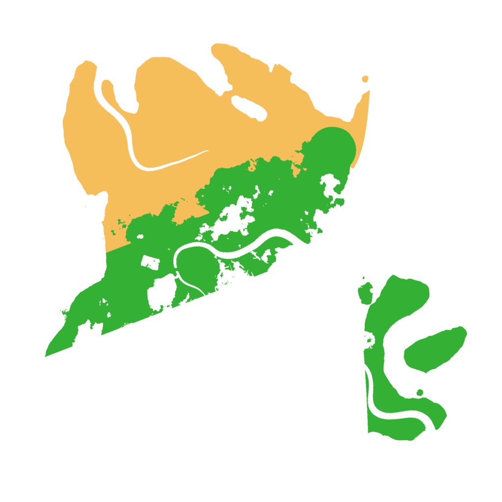 Biome Rust Map: Procedural Map, Size: 3000, Seed: 987932729