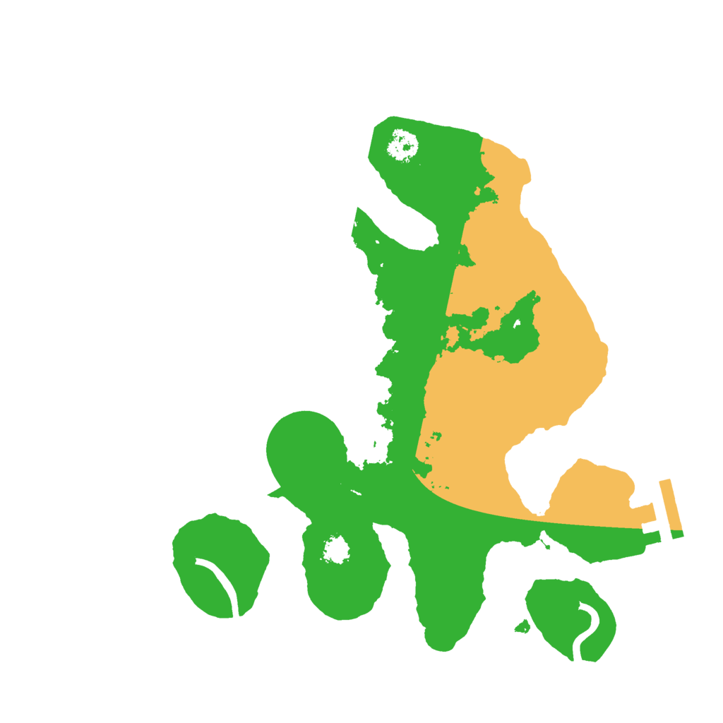 Biome Rust Map: Procedural Map, Size: 2450, Seed: 815614346