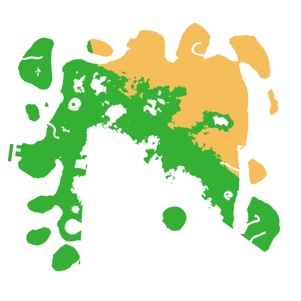 Biome Rust Map: Procedural Map, Size: 3500, Seed: 752743868