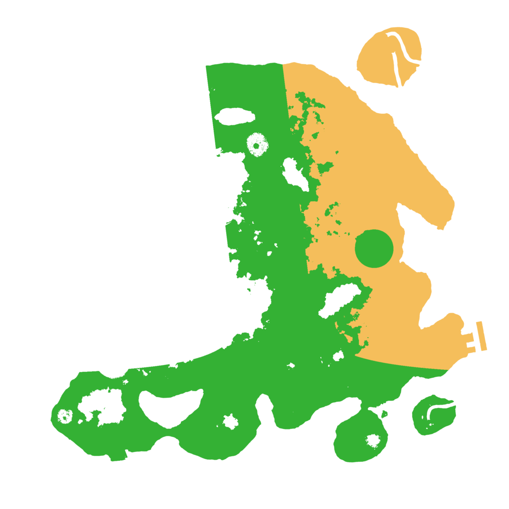 Biome Rust Map: Procedural Map, Size: 3500, Seed: 846108784