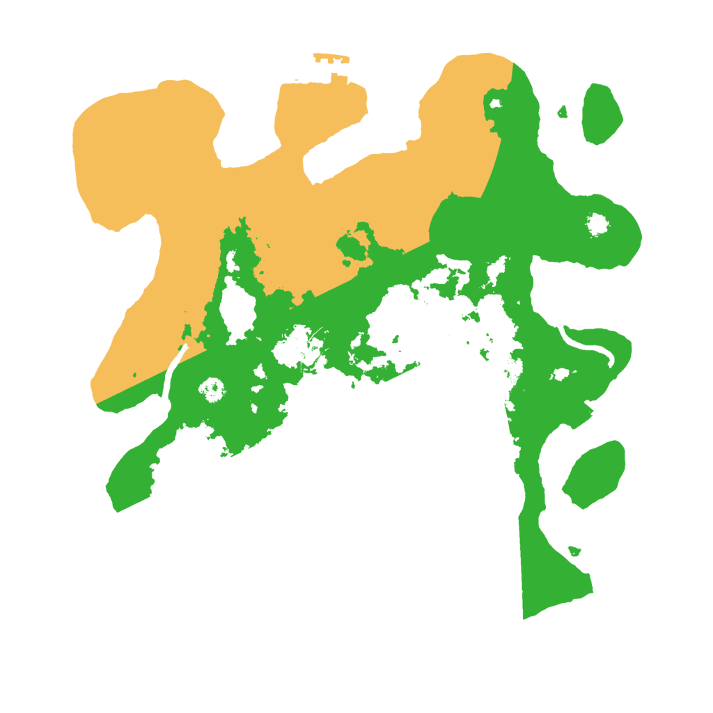 Biome Rust Map: Procedural Map, Size: 3000, Seed: 92995