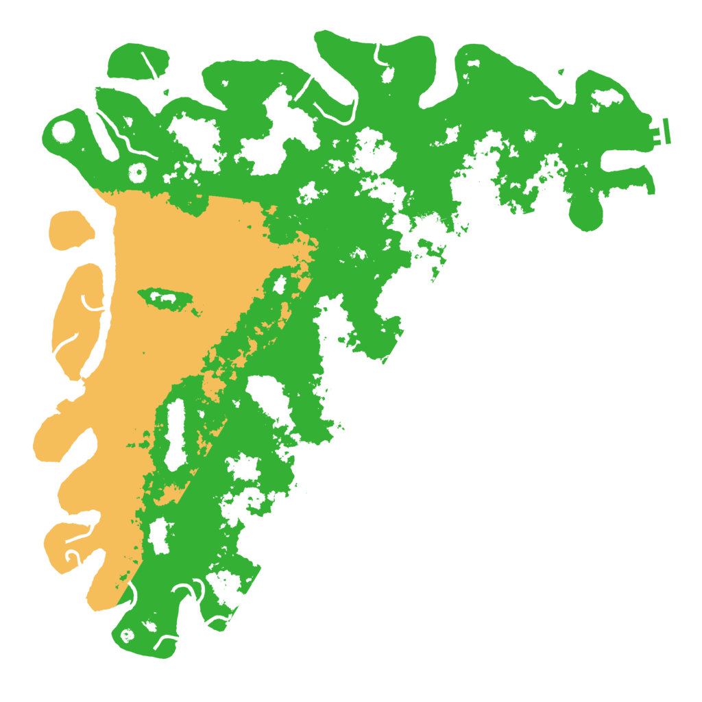 Biome Rust Map: Procedural Map, Size: 5500, Seed: 48573