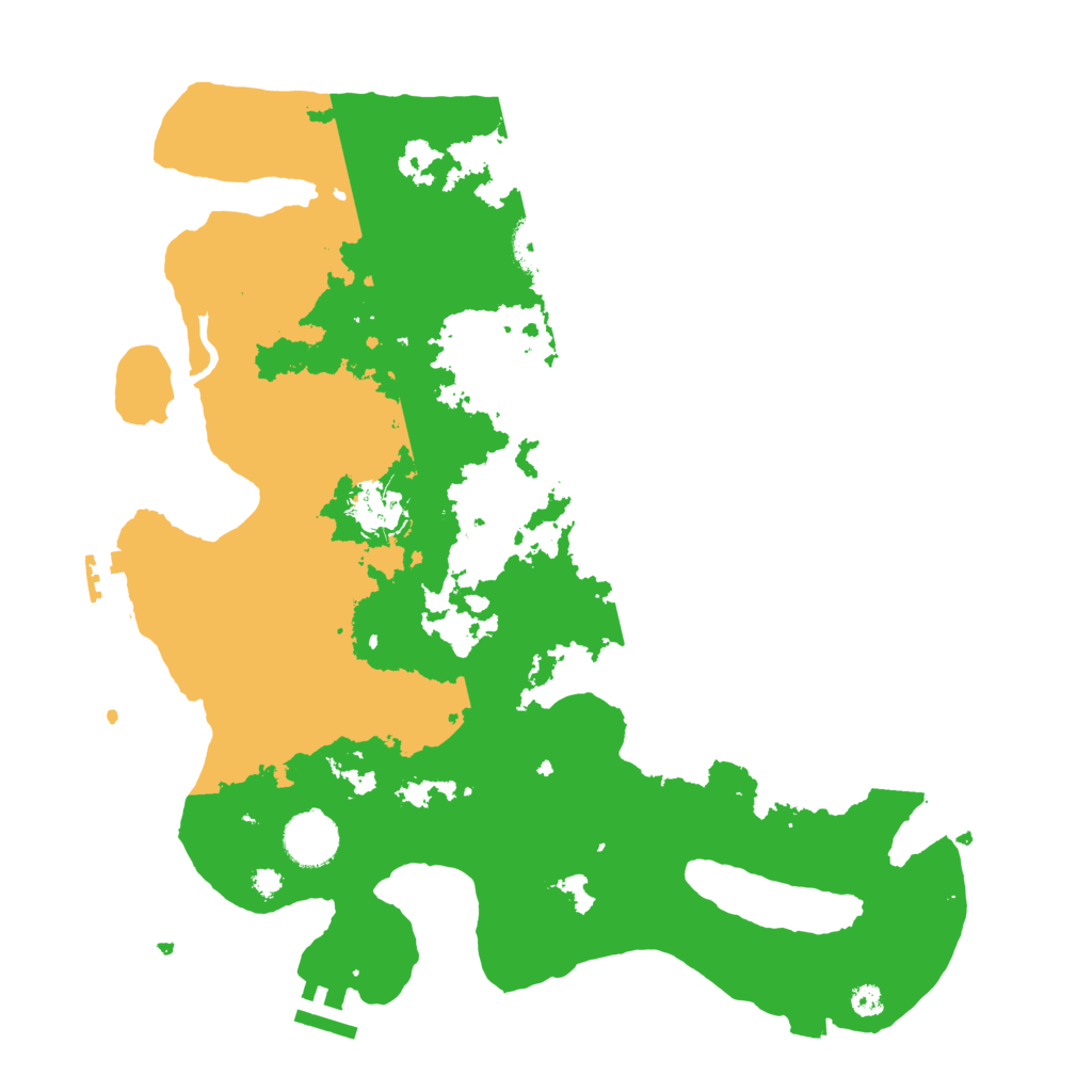 Biome Rust Map: Procedural Map, Size: 3500, Seed: 979536506