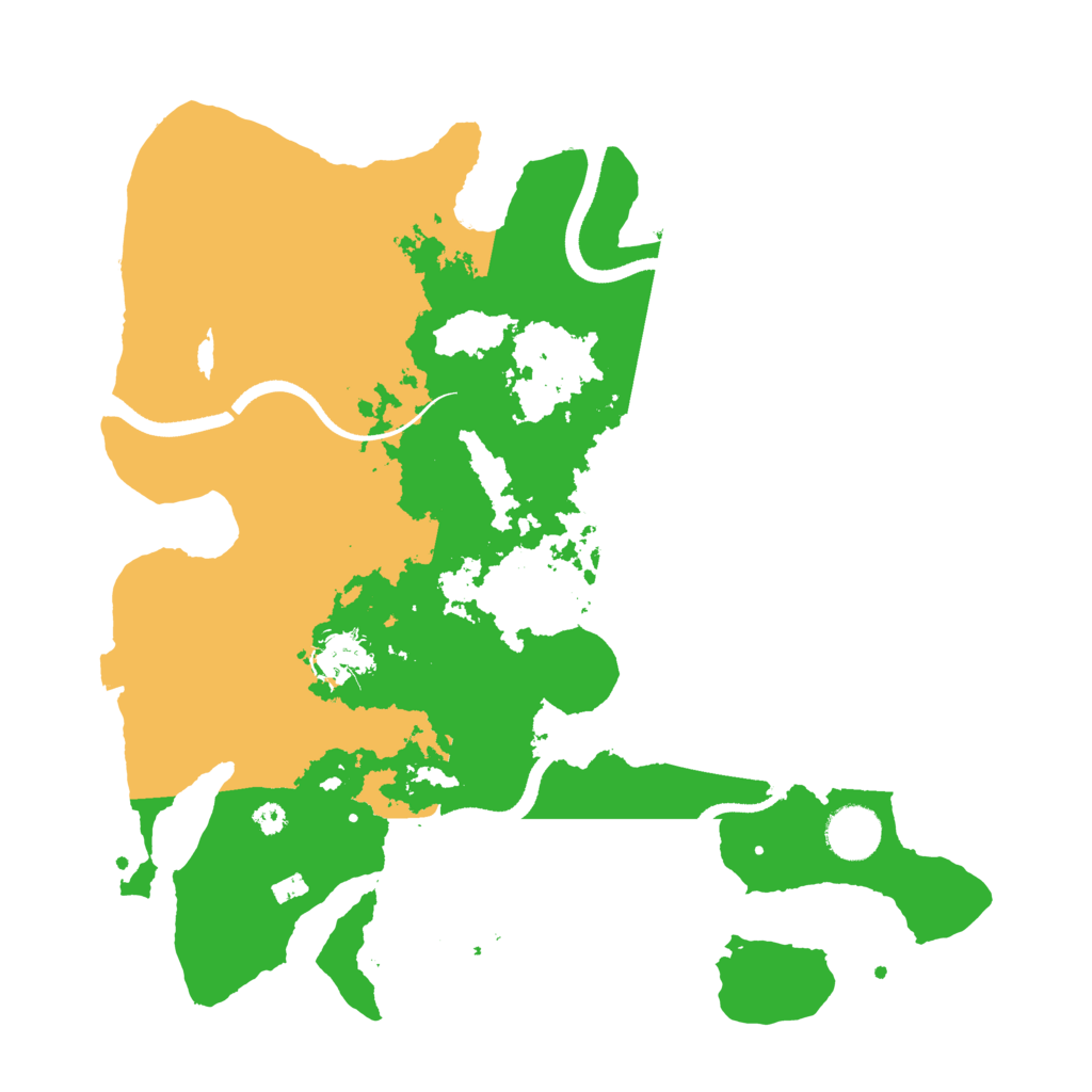 Biome Rust Map: Procedural Map, Size: 3500, Seed: 1239787675