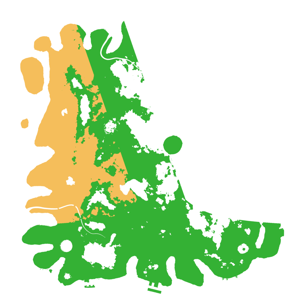Biome Rust Map: Procedural Map, Size: 4500, Seed: 1407444022