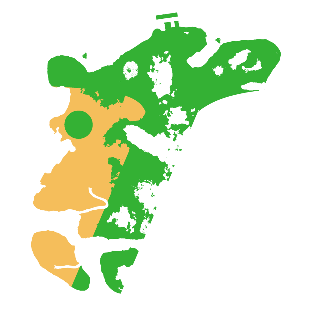 Biome Rust Map: Procedural Map, Size: 3000, Seed: 87575