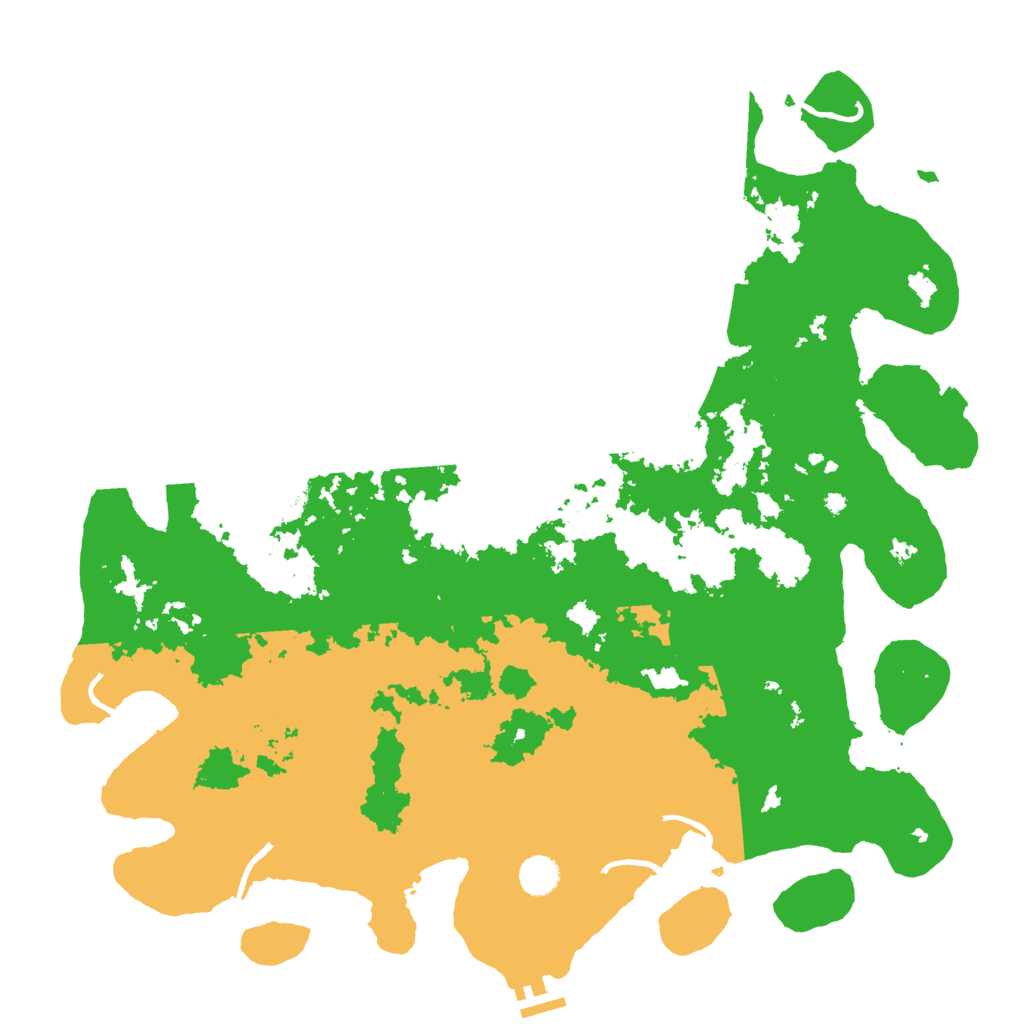 Biome Rust Map: Procedural Map, Size: 4500, Seed: 1490856182