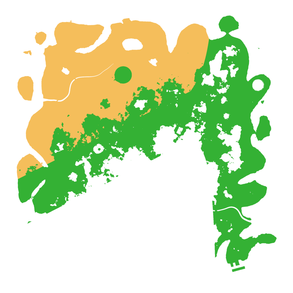 Biome Rust Map: Procedural Map, Size: 4500, Seed: 1251020796