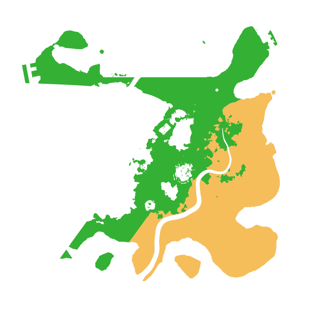 Biome Rust Map: Procedural Map, Size: 3000, Seed: 684454448