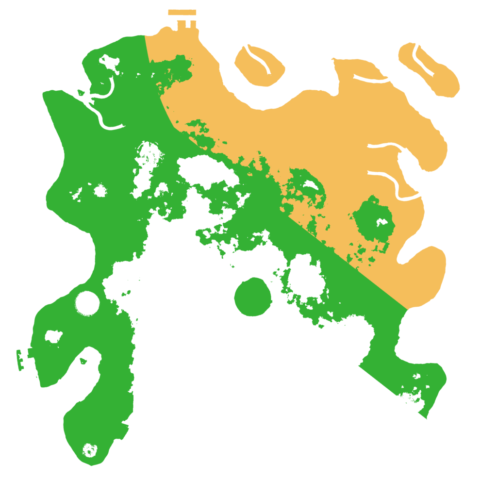 Biome Rust Map: Procedural Map, Size: 3600, Seed: 419