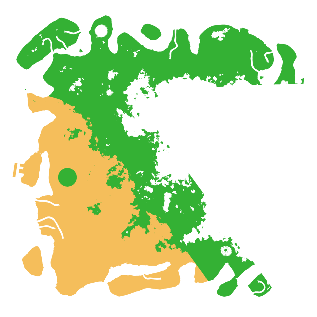 Biome Rust Map: Procedural Map, Size: 4500, Seed: 511055727