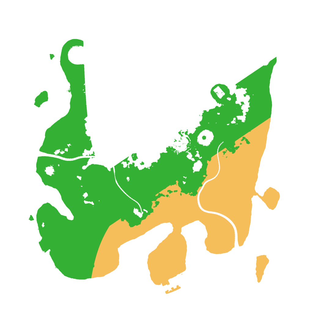 Biome Rust Map: Procedural Map, Size: 3000, Seed: 1588301290