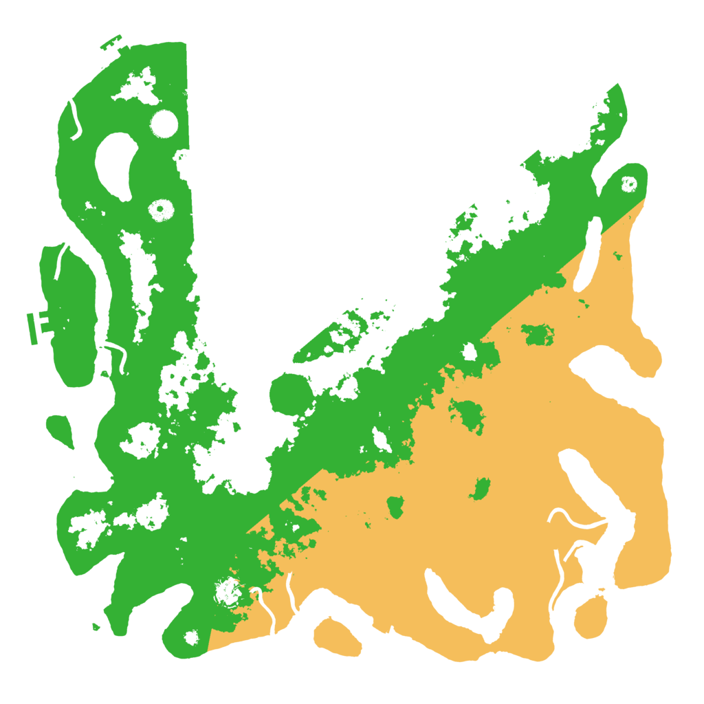 Biome Rust Map: Procedural Map, Size: 4500, Seed: 950126119