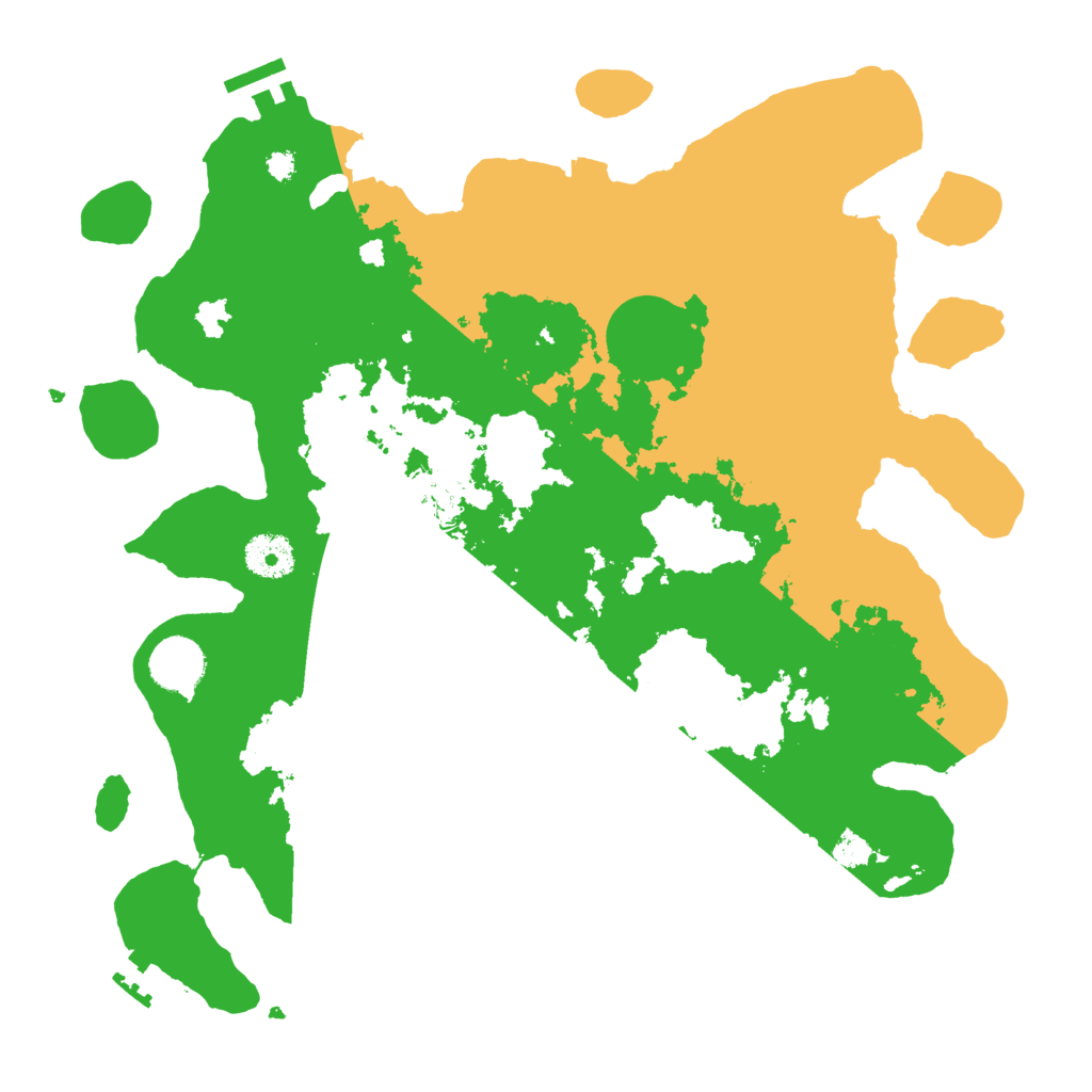 Biome Rust Map: Procedural Map, Size: 3500, Seed: 981284092