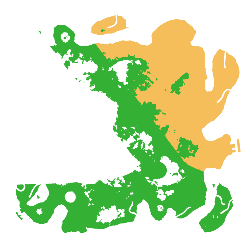 Biome Rust Map: Procedural Map, Size: 4000, Seed: 6574