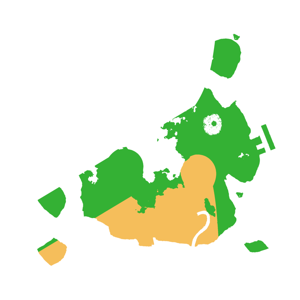 Biome Rust Map: Procedural Map, Size: 2299, Seed: 51252