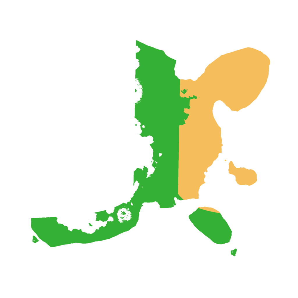 Biome Rust Map: Procedural Map, Size: 2150, Seed: 7695204