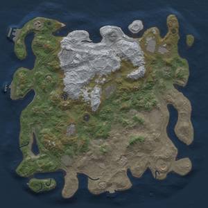 Thumbnail Rust Map: Procedural Map, Size: 4500, Seed: 505832334, 19 Monuments