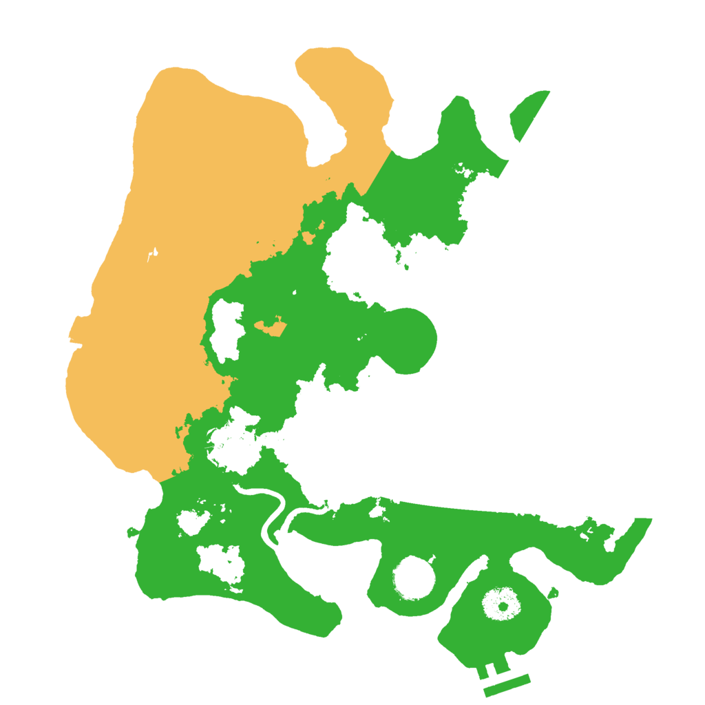 Biome Rust Map: Procedural Map, Size: 3000, Seed: 96243