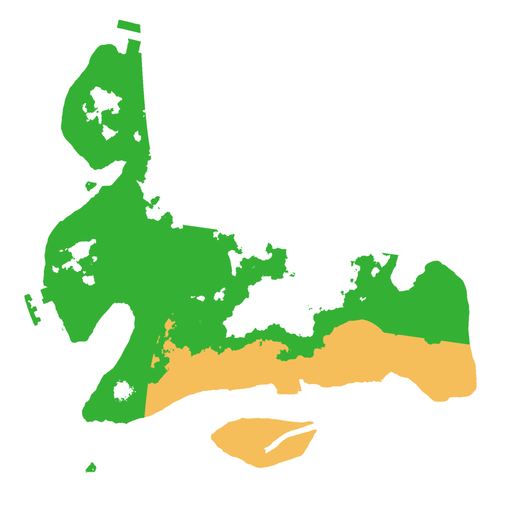 Biome Rust Map: Procedural Map, Size: 2500, Seed: 287743929