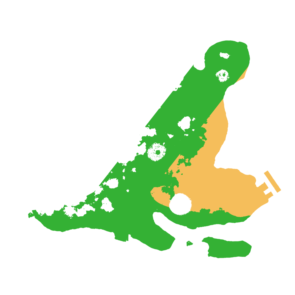 Biome Rust Map: Procedural Map, Size: 2500, Seed: 731803535