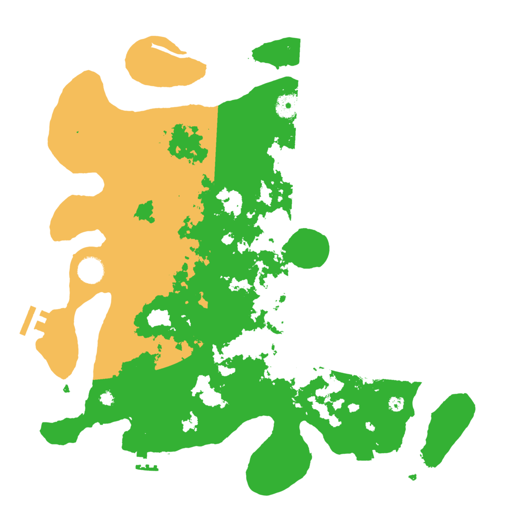 Biome Rust Map: Procedural Map, Size: 3500, Seed: 134227315