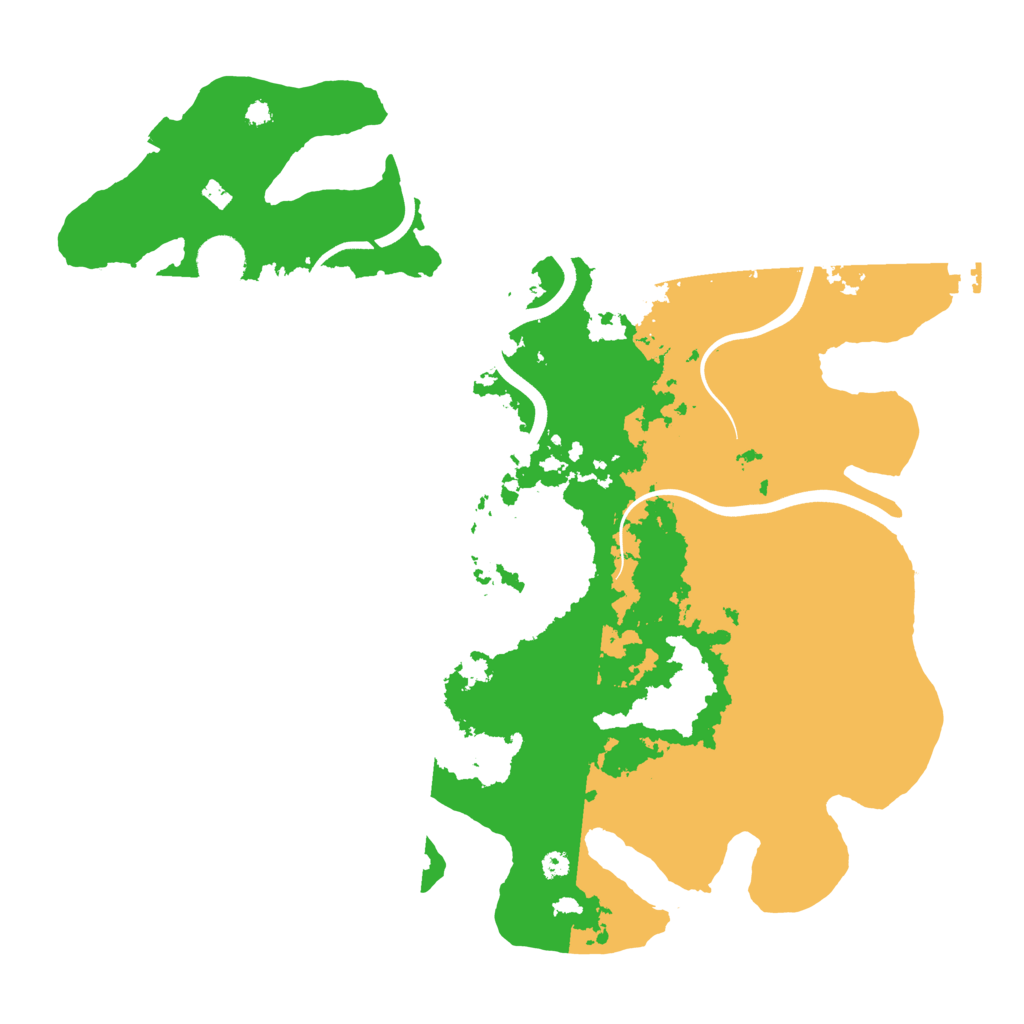 Biome Rust Map: Procedural Map, Size: 3800, Seed: 48671