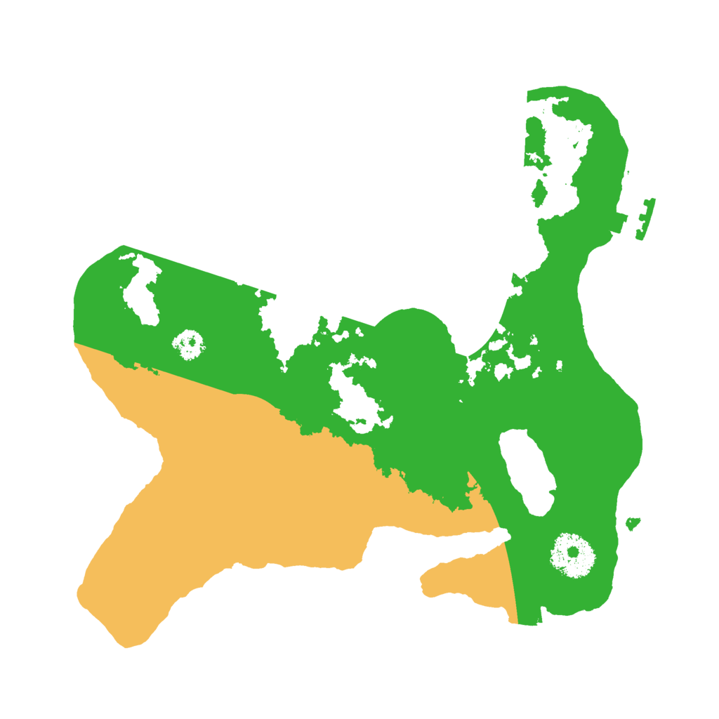 Biome Rust Map: Procedural Map, Size: 2500, Seed: 1930575716