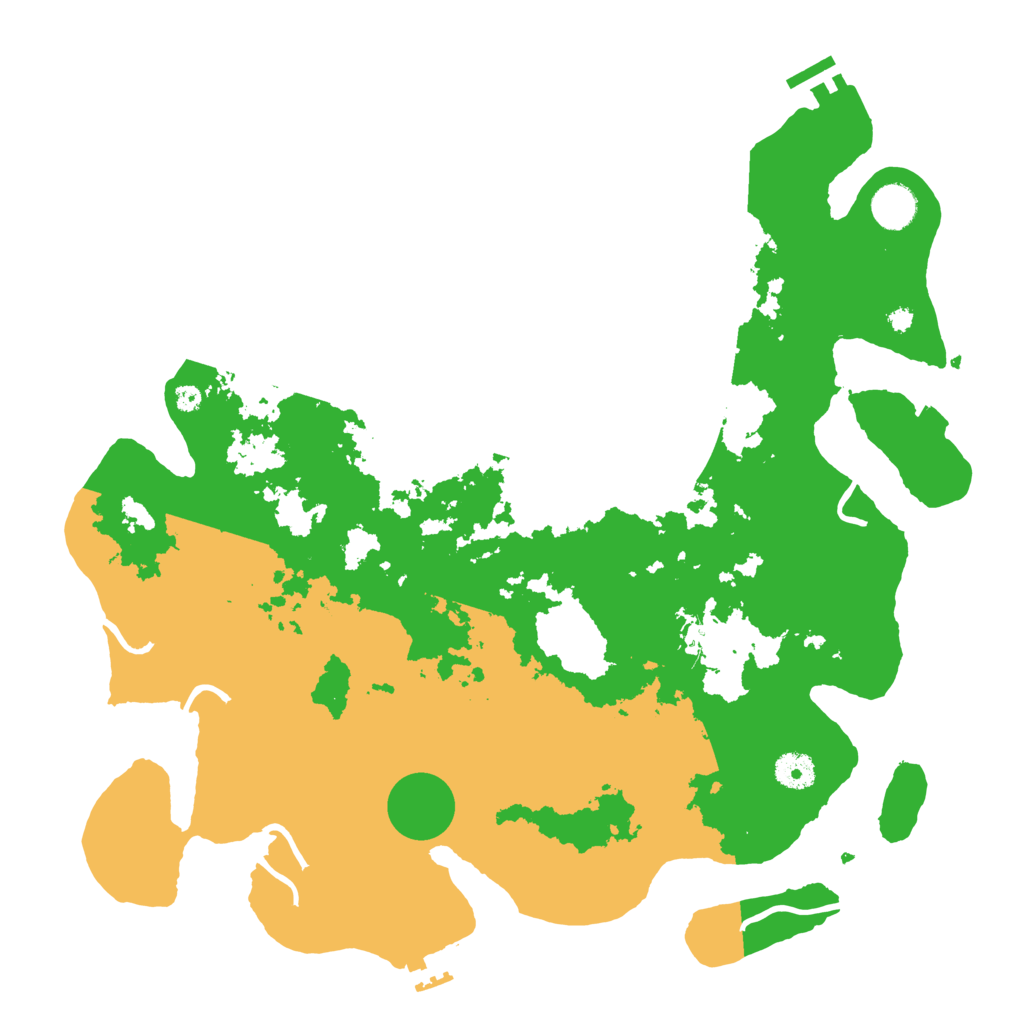 Biome Rust Map: Procedural Map, Size: 4000, Seed: 108920528