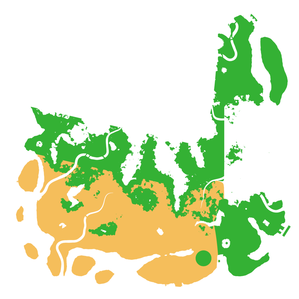 Biome Rust Map: Procedural Map, Size: 5000, Seed: 1285278005