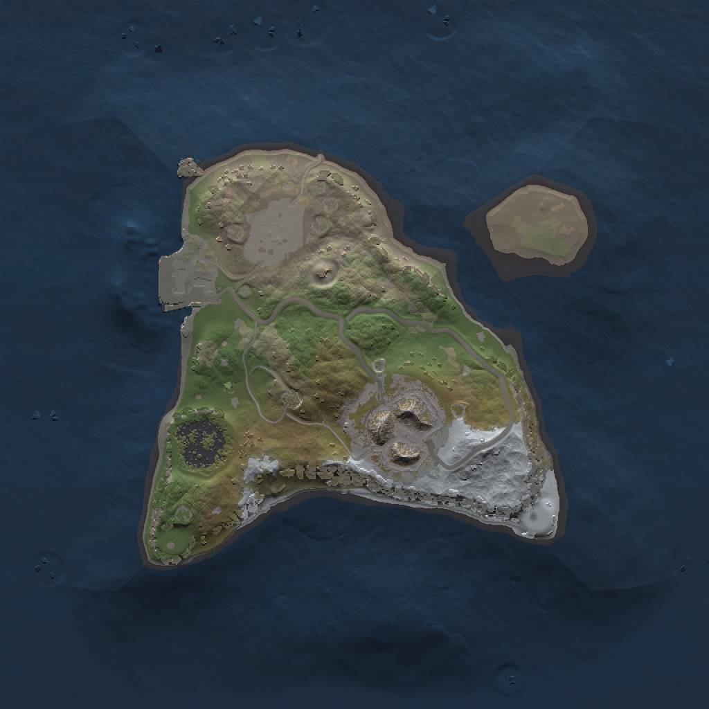 Rust Map: Procedural Map, Size: 1500, Seed: 1589011005, 4 Monuments