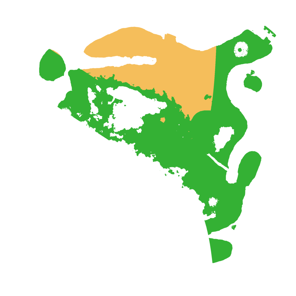 Biome Rust Map: Procedural Map, Size: 3000, Seed: 721568