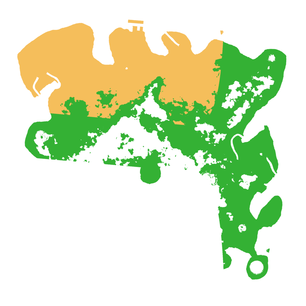 Biome Rust Map: Procedural Map, Size: 4000, Seed: 160313